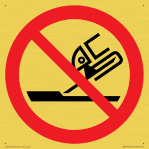 Prohibition: Do not use for face grinding